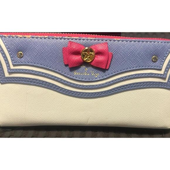 Sailor Moon 20th Anniversary Samantha Vega Collaboration Leather Wallet READ - Picture 3 of 12